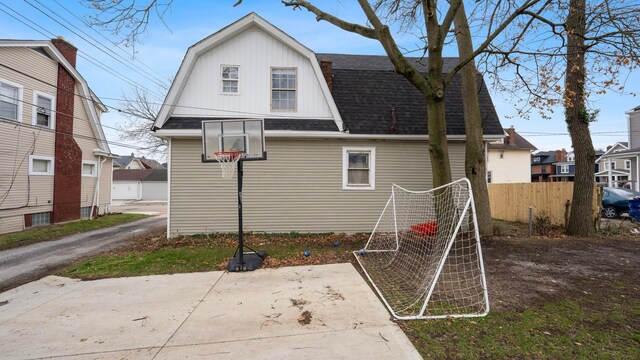 rear view of house featuring a patio area