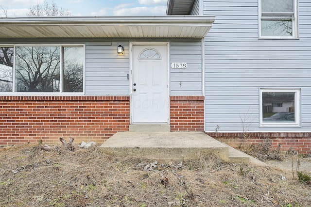 view of entrance to property