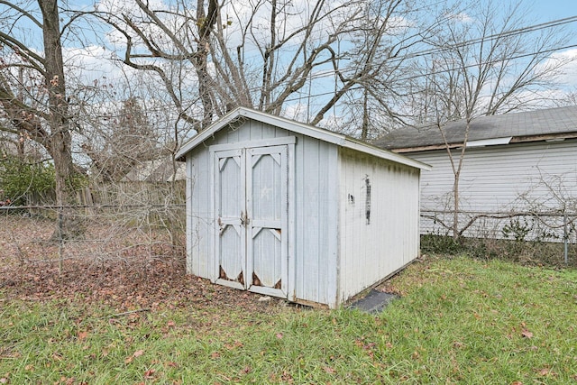 view of outbuilding