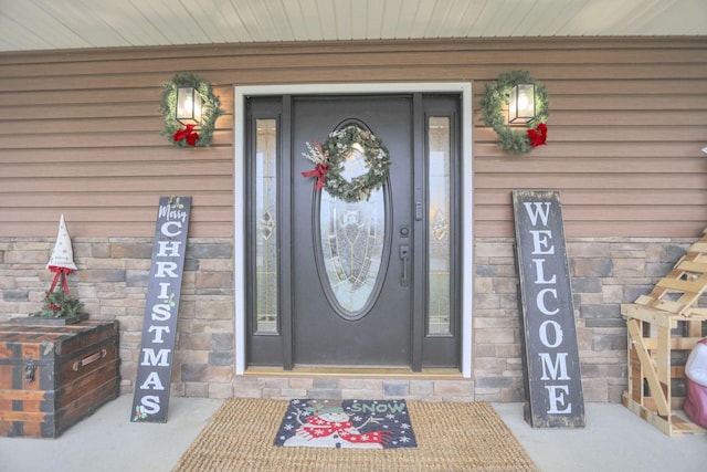 view of entrance to property