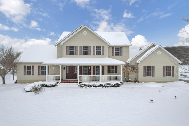 view of front of house featuring a porch