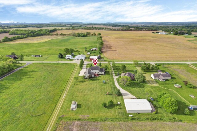 3628 State Route 361, Circleville, OH 43113 - aerial view of sparsely populated area featuring agricultural land
