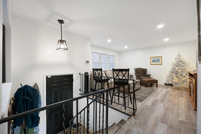 interior space featuring hardwood / wood-style floors