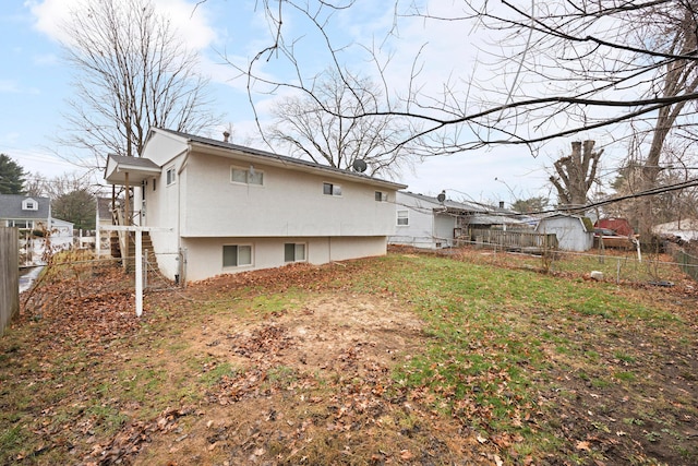 view of rear view of property