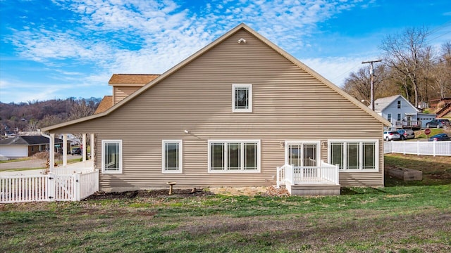 view of back of property