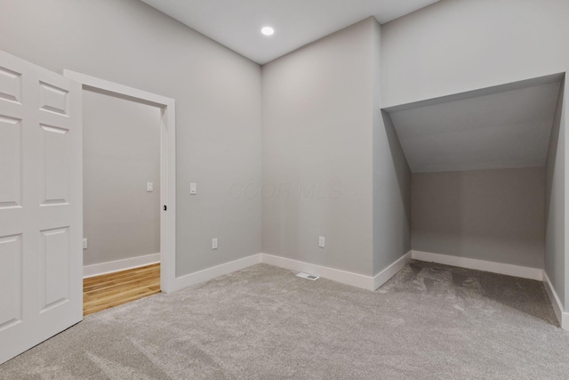 interior space featuring carpet floors