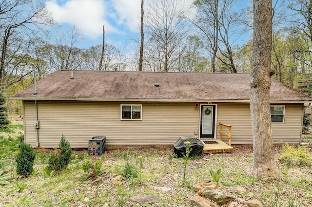 view of rear view of property