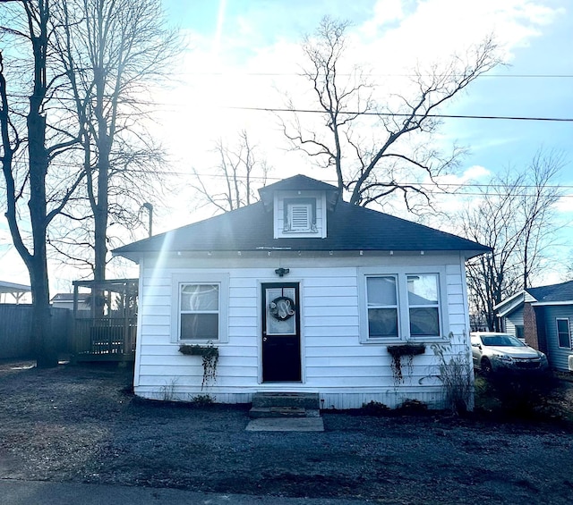 view of bungalow-style house