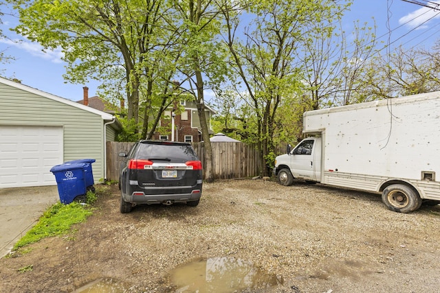 1060-1062 Linwood Ave, Columbus, OH 43206 - view of parking featuring fence