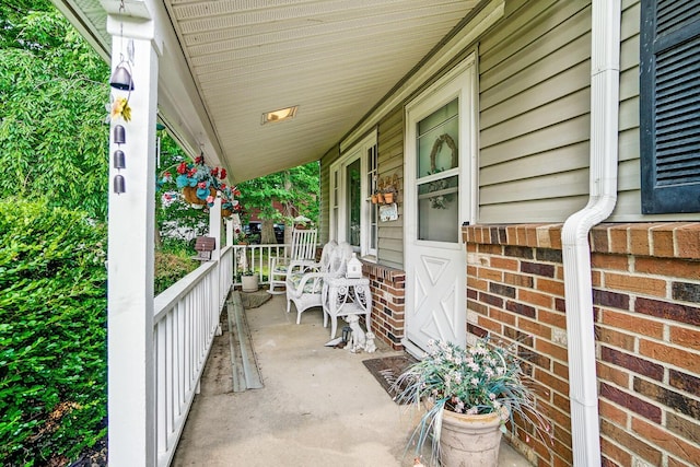 view of patio / terrace featuring a porch