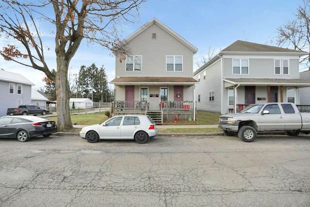 view of front of house with a porch