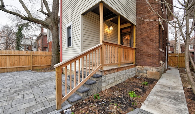 view of entrance to property