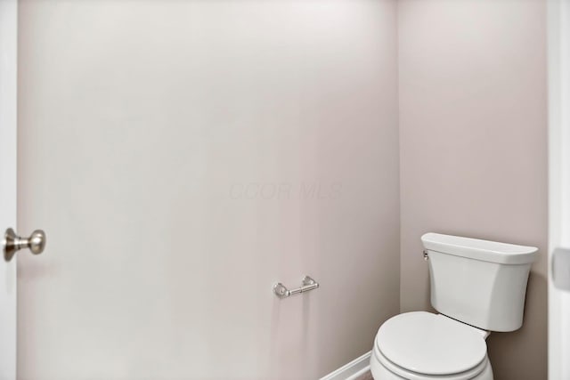 bathroom with toilet