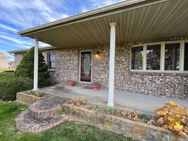 view of patio / terrace with covered porch