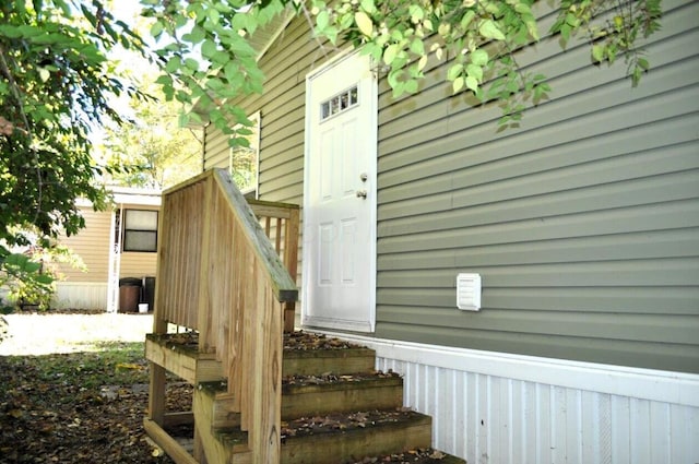 view of entrance to property