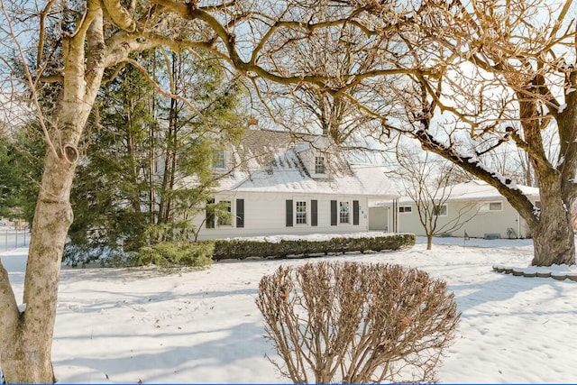 view of front of home