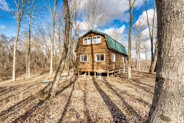 view of rear view of property