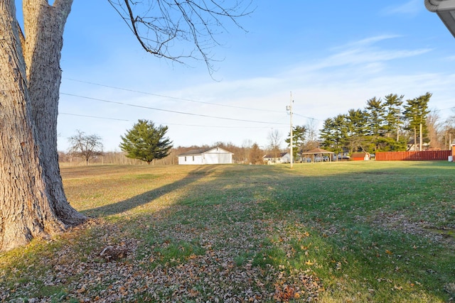 view of yard