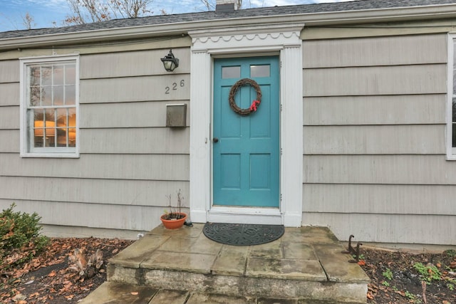 view of property entrance