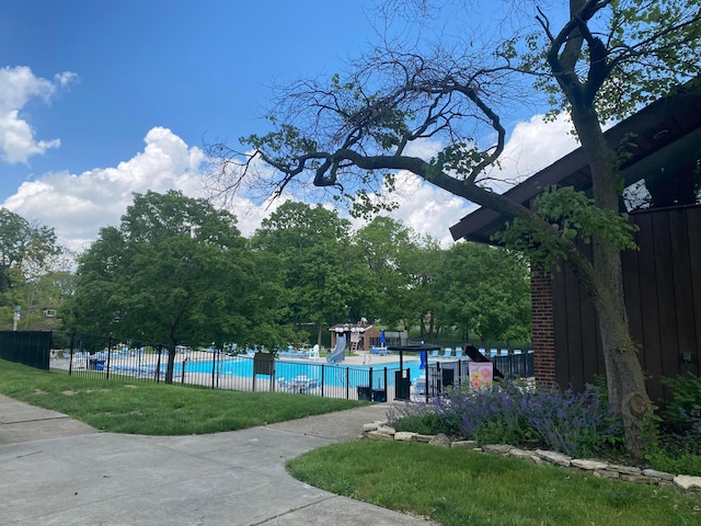 491 Clairbrook Ave Unit Jg3, Columbus, OH 43228 - community pool featuring a playground and a water slide