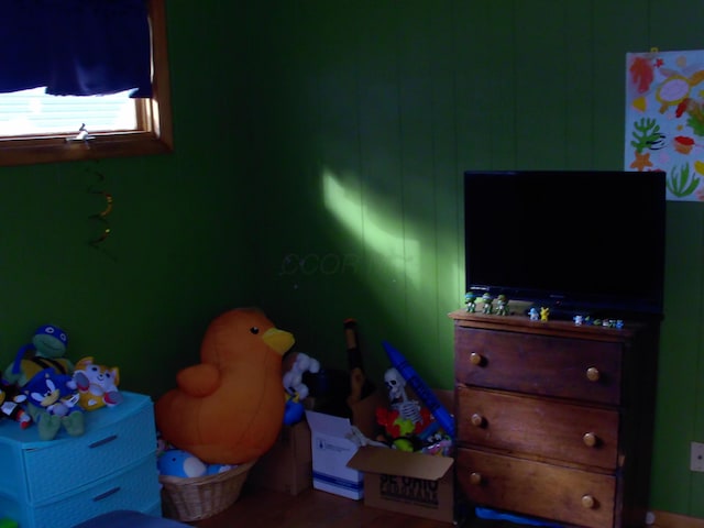 bedroom featuring hardwood / wood-style flooring