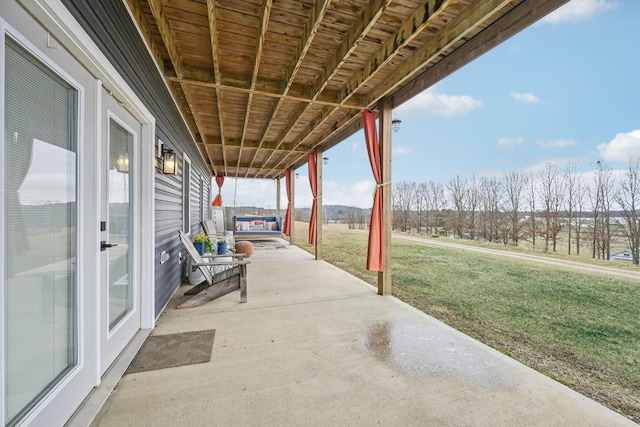 view of patio