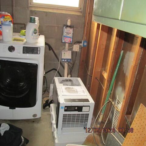 view of laundry room