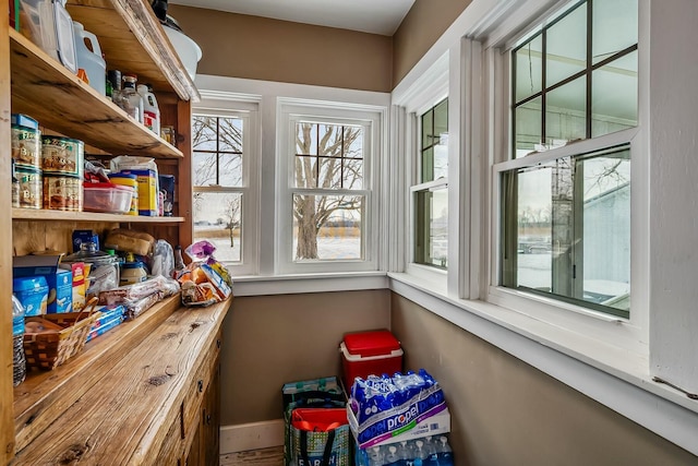 view of pantry