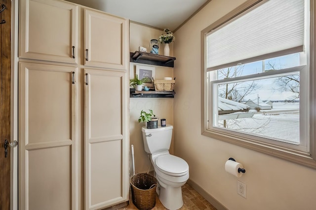 bathroom with toilet