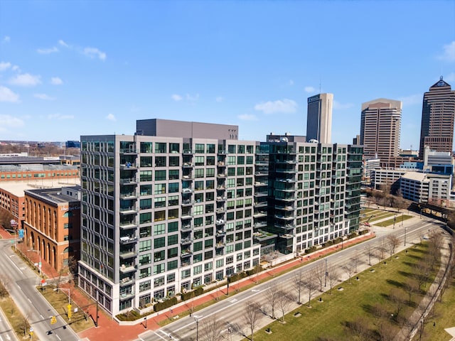 view of property with a view of city