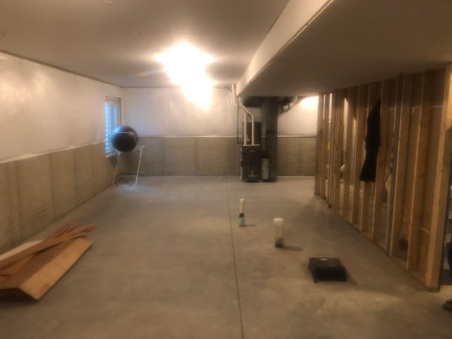 198 Whitetail Trl, Johnstown, OH 43031 - unfinished below grade area with heating unit