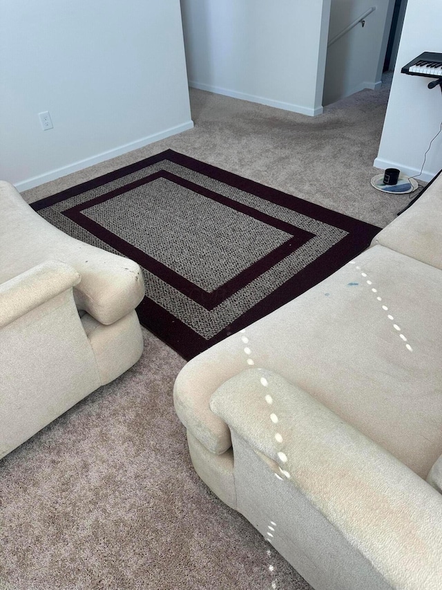 198 Whitetail Trl, Johnstown, OH 43031 - carpeted living area featuring baseboards