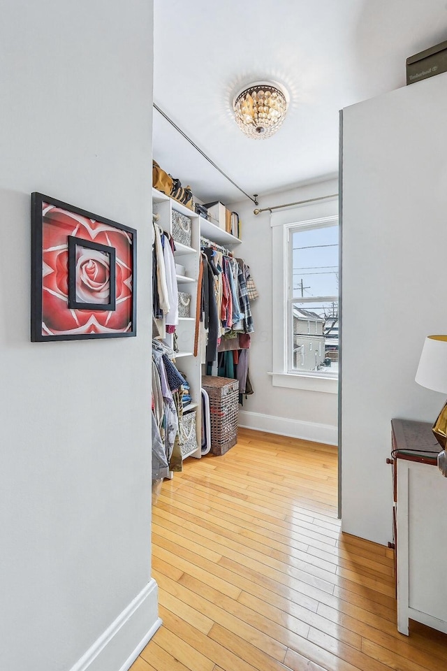 interior space featuring hardwood / wood-style flooring