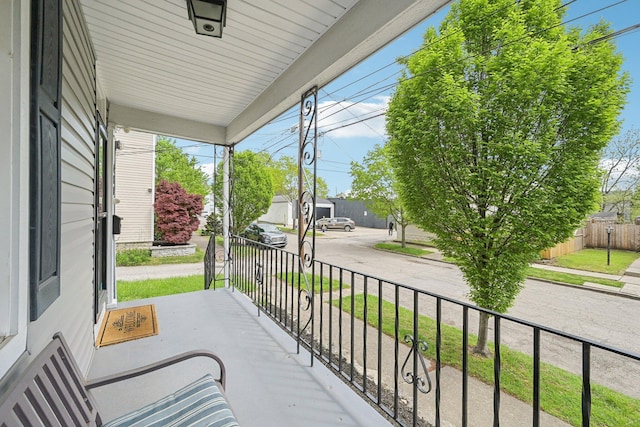 view of patio / terrace featuring a porch