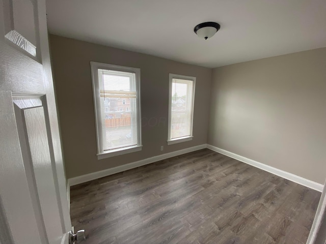 655-657 Frebis Ave, Columbus, OH 43206 - unfurnished room featuring dark hardwood / wood-style flooring
