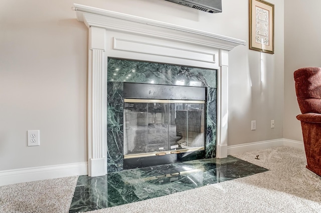 details with a premium fireplace