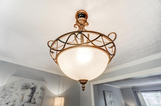 interior details featuring crown molding