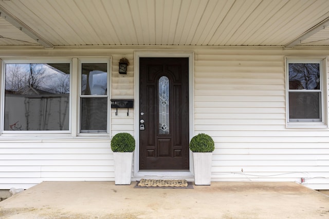 view of entrance to property