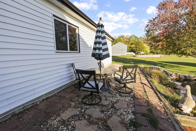 view of patio