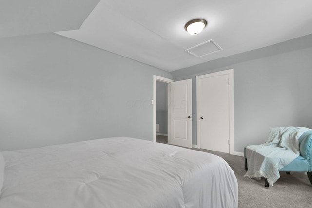 bedroom featuring carpet floors