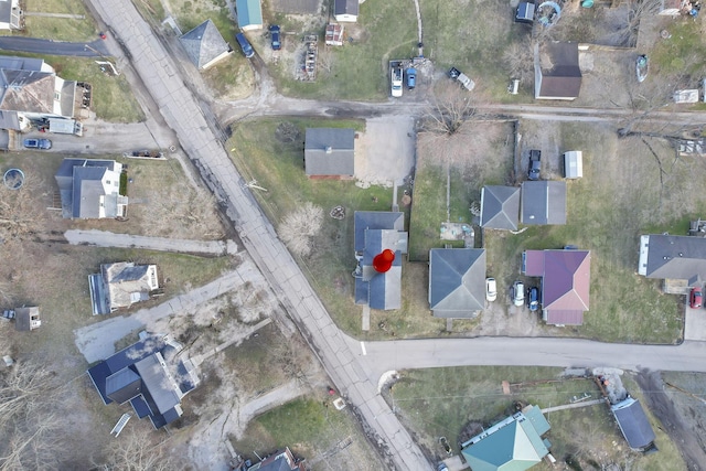 bird's eye view featuring a residential view