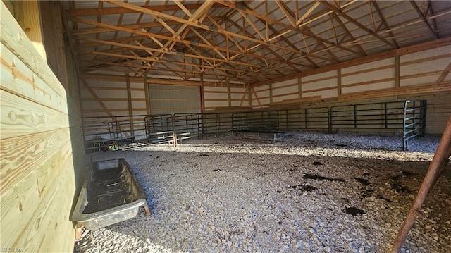 view of stable