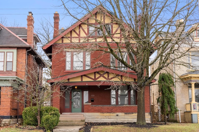 view of tudor house