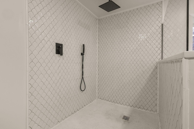 bathroom with walk in shower