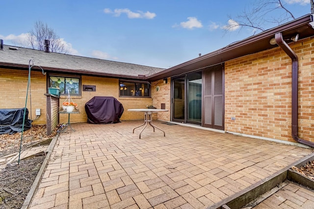 view of patio / terrace featuring area for grilling