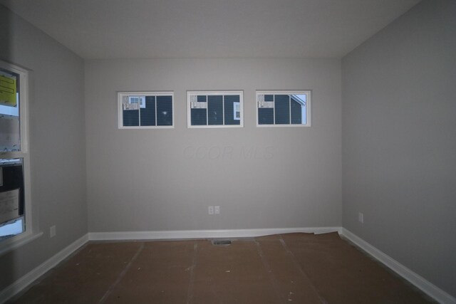 view of empty room