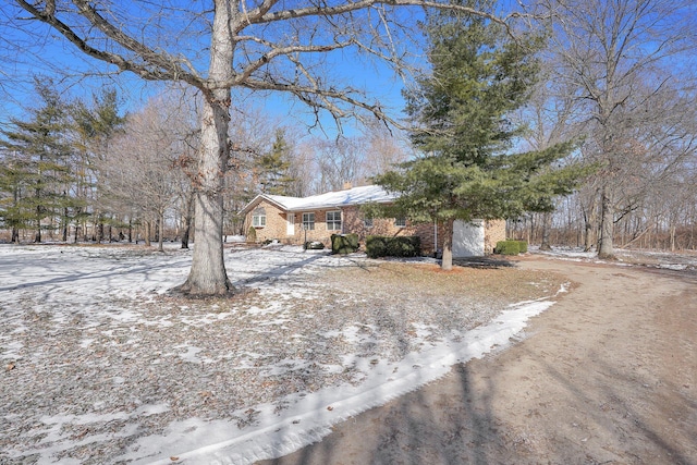 view of ranch-style house