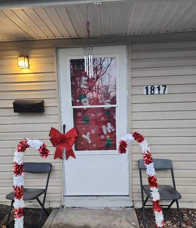 view of entrance to property