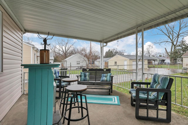 view of patio