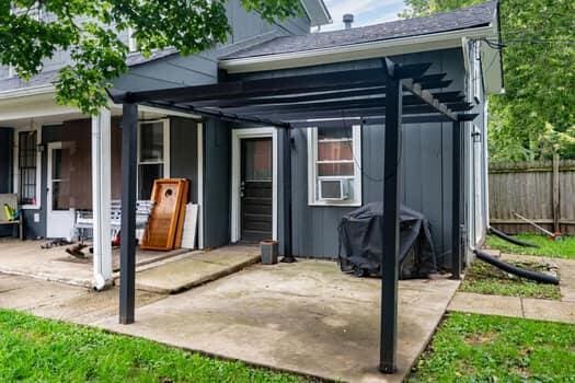 exterior space with a patio